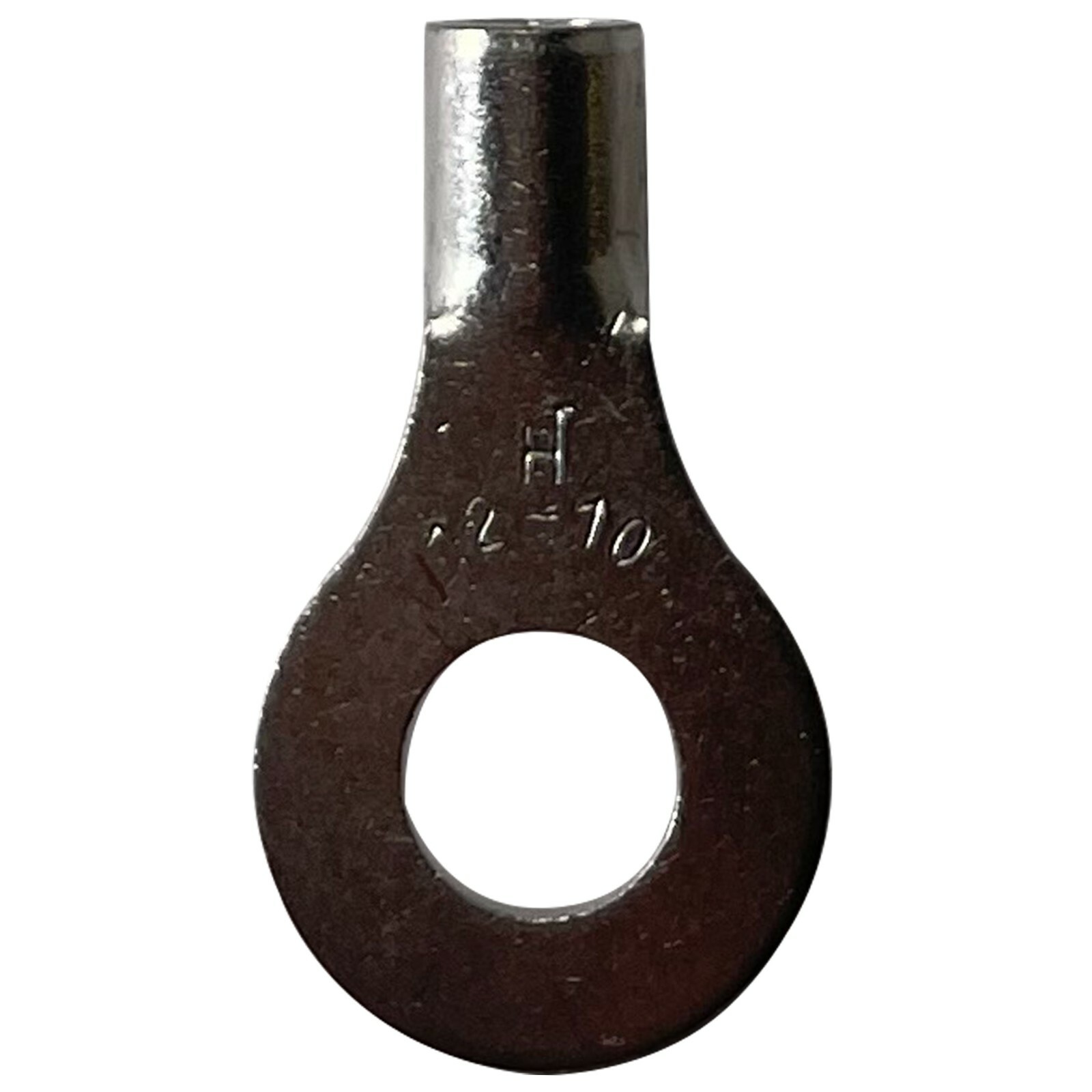 (100) Non-Insulated 12-10 Gauge 1/4″ Ring Terminal Uninsulated Wire Connector