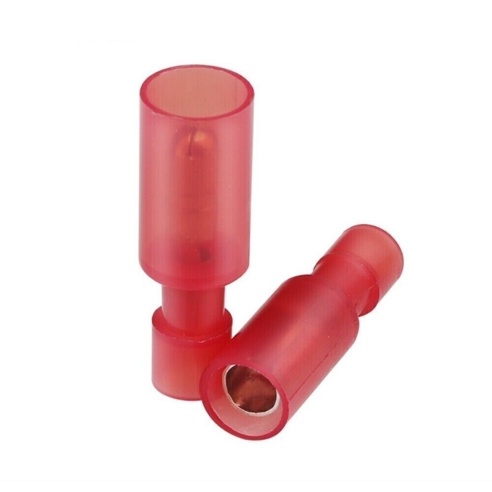 50Pcs Nylon Insulated Female&Male Bullet Wire Crimp Connector Terminals 26-10AWG