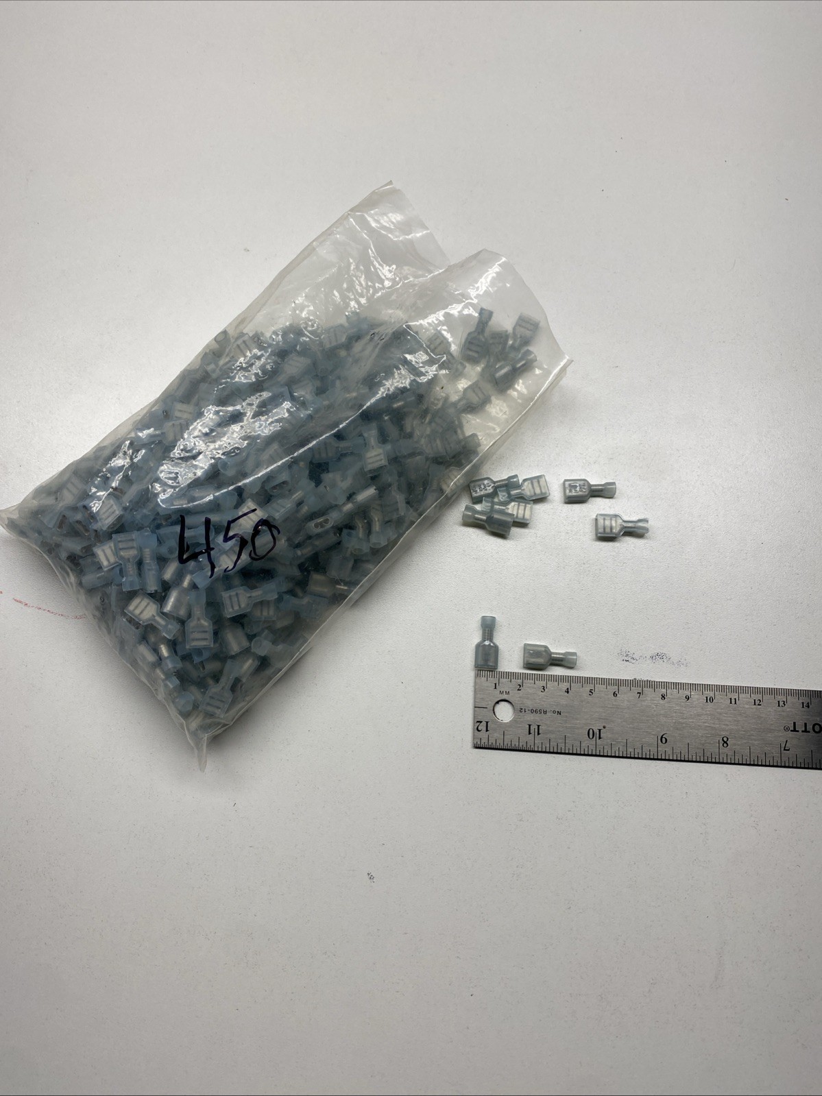 Quick Wire Terminals Metal Plastic Female 16-14 AWG.(450PC) See Pictures ..B19-3