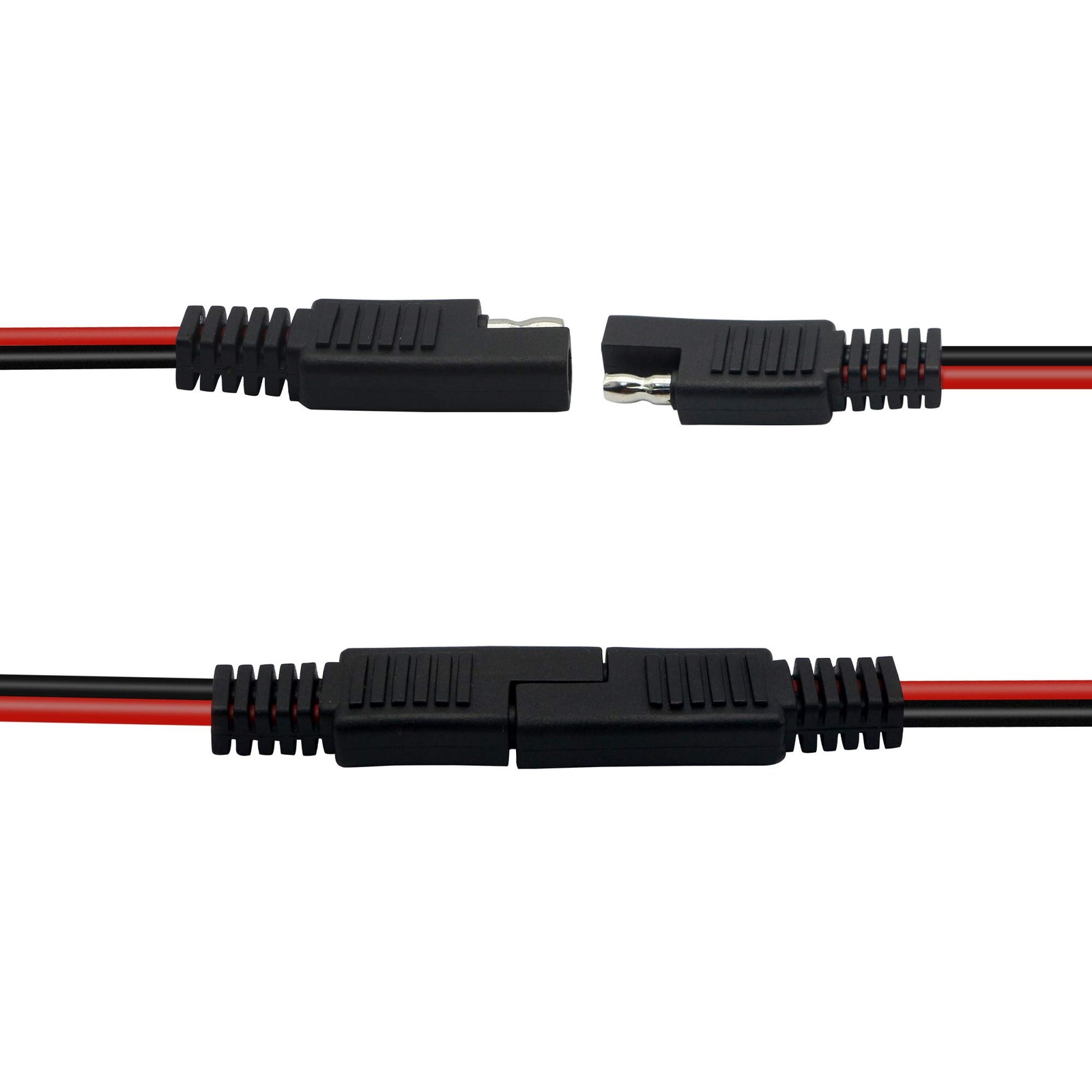 5 PCS 15cm 14AWG SAE Connector DC Power Extension Cable Quick Pigtail Harness
