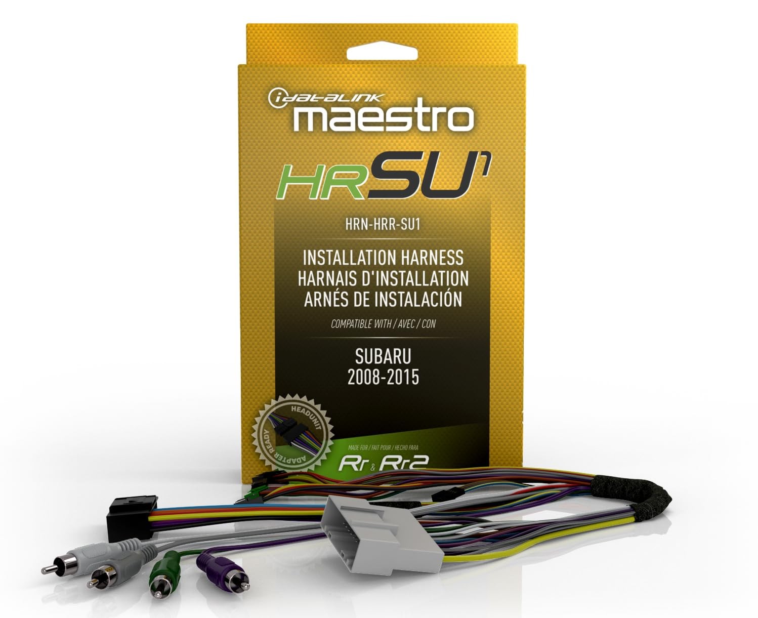 Idatalink Maestro HRN-HRR-SU1 T-Harness for Select Subaru Vehicles 2008-15,…