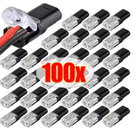 2 Pin Waterproof Electrical Connector Car Automotive Wire Plug Terminal Lot
