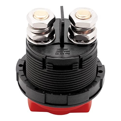 12-32V Marine Battery Disconnect, Panel Mount Switch