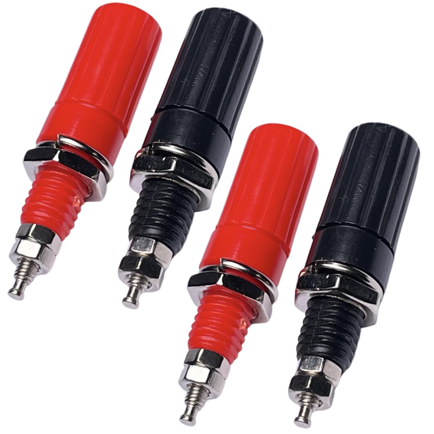 CESS Amplifier Terminal Connector Binding Post Banana Plug 1.8 inches, Red