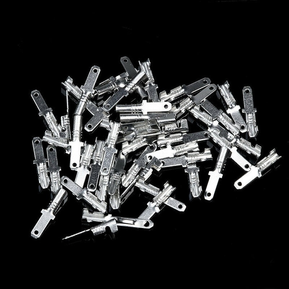 900Pcs 2.8/4.8/6.3mm Wire Connectors Crimp Male/Female Spade Terminals Kit Set