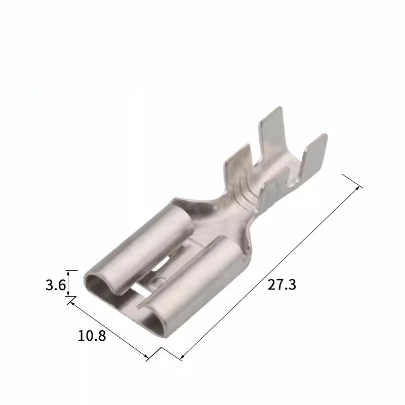 50 pairs 9.5mm Spring Insert Pluggable mating terminals 10AWG