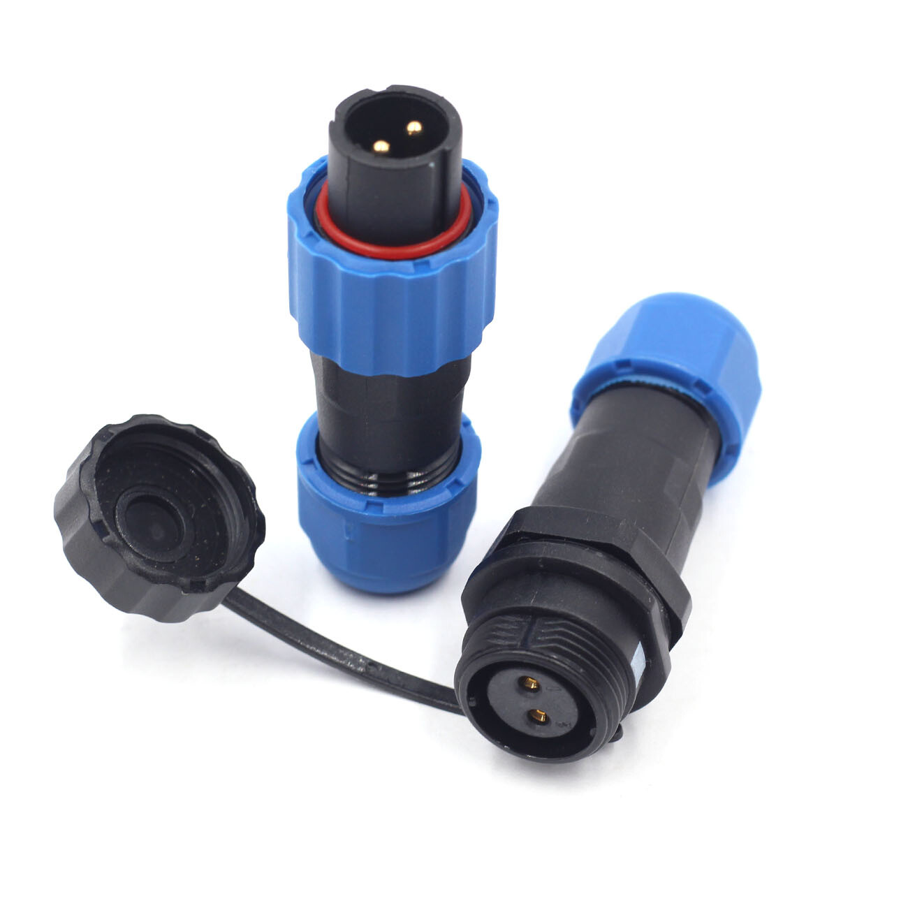 SD13 10A 2Pin Waterproof Wire Connector,Power Cable Connector Plug Socket