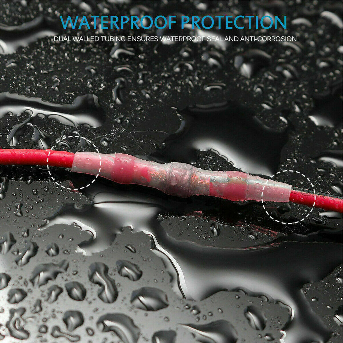 380/100 SOLDER SEAL SLEEVE HEAT SHRINK BUTT WIRE CONNECTORS TERMINALS WATERPROOF
