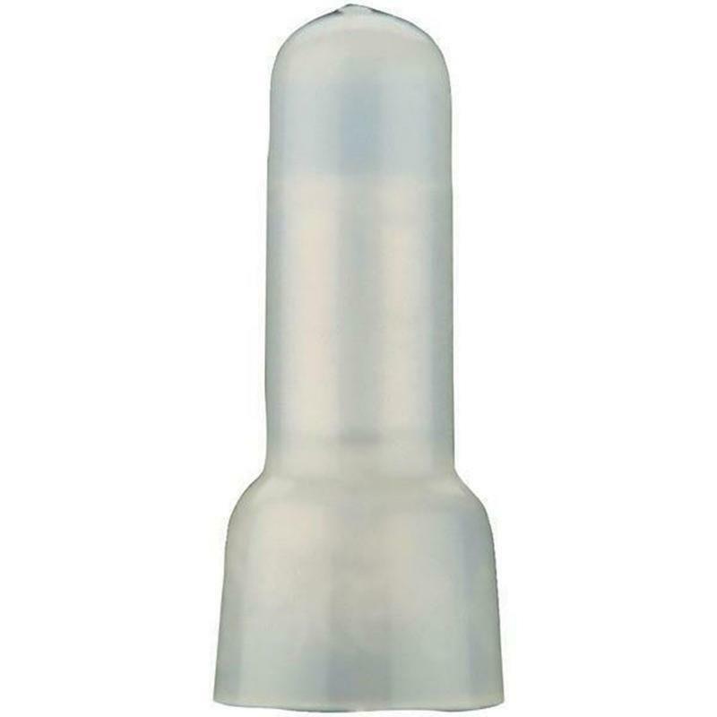 The Install Bay CC2218 Clear 22/18 Gauge Wire Cable Crimp Cap Connector (100/pk)