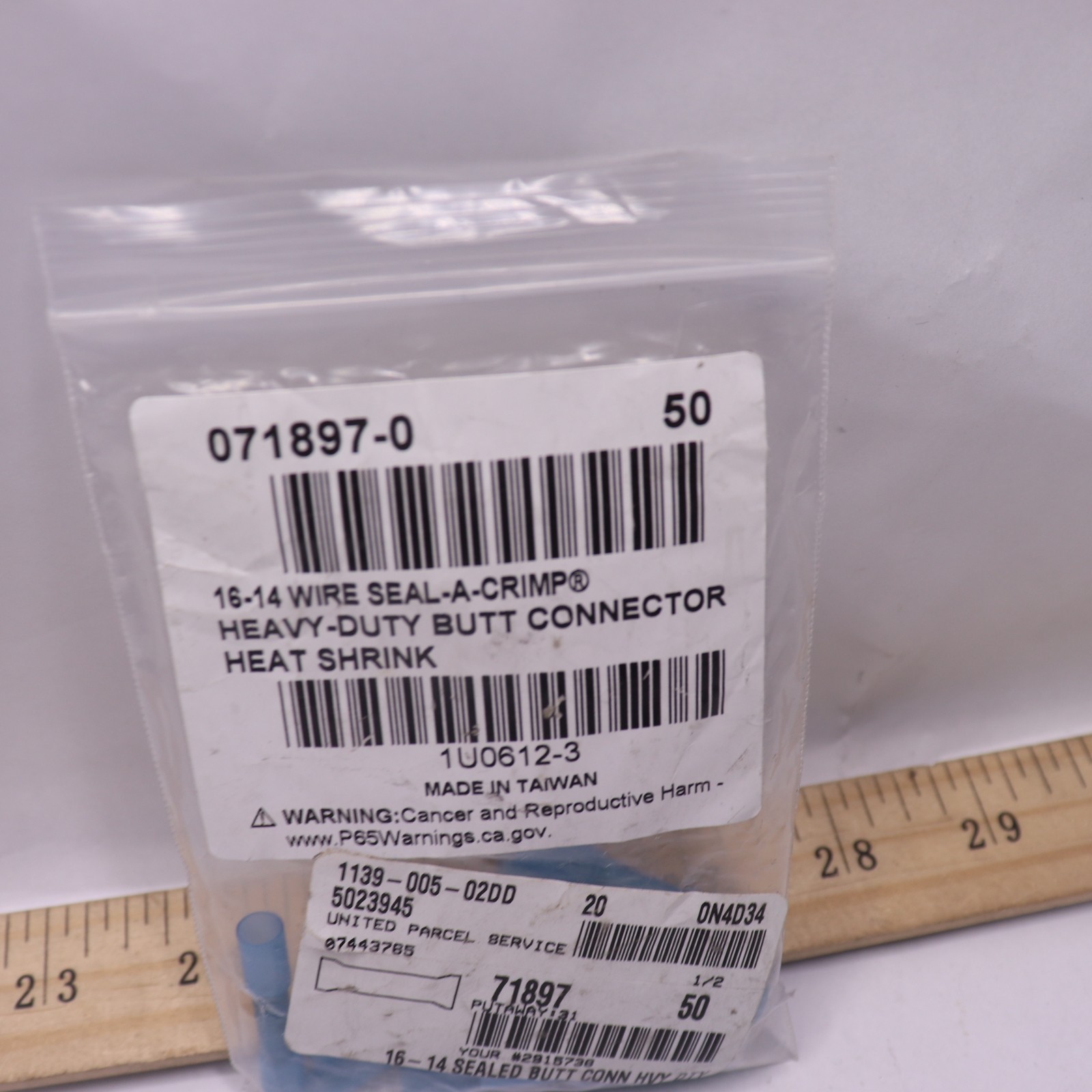 Heavy Duty Butt Connector Heat Shrink 16-14 AWG 71897
