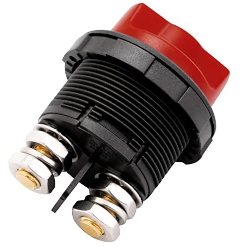 12-32V Marine Battery Disconnect, Panel Mount Switch