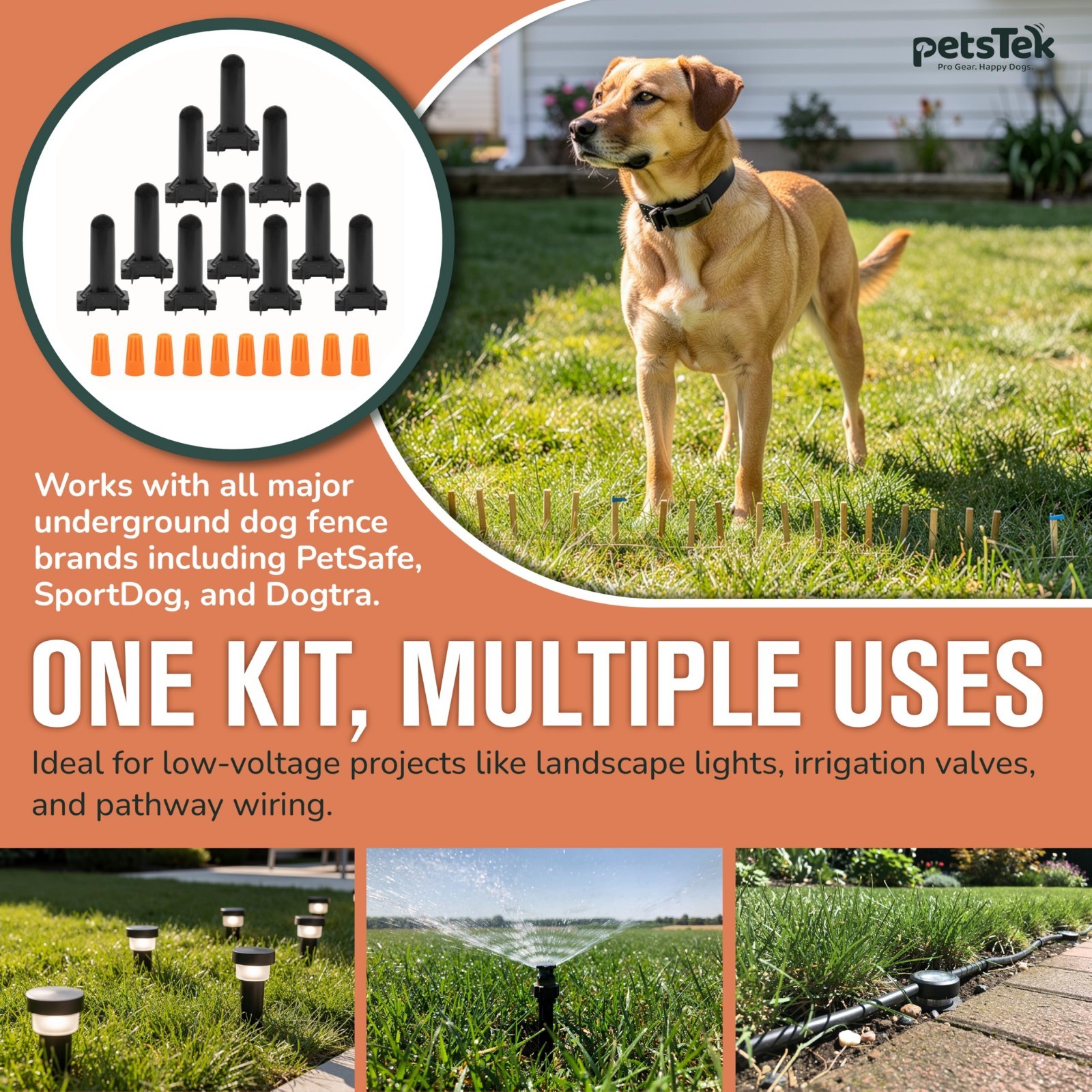 20 Pack Waterproof Wire Splice Kit – Electrical Connectors for Dog Fence Repair