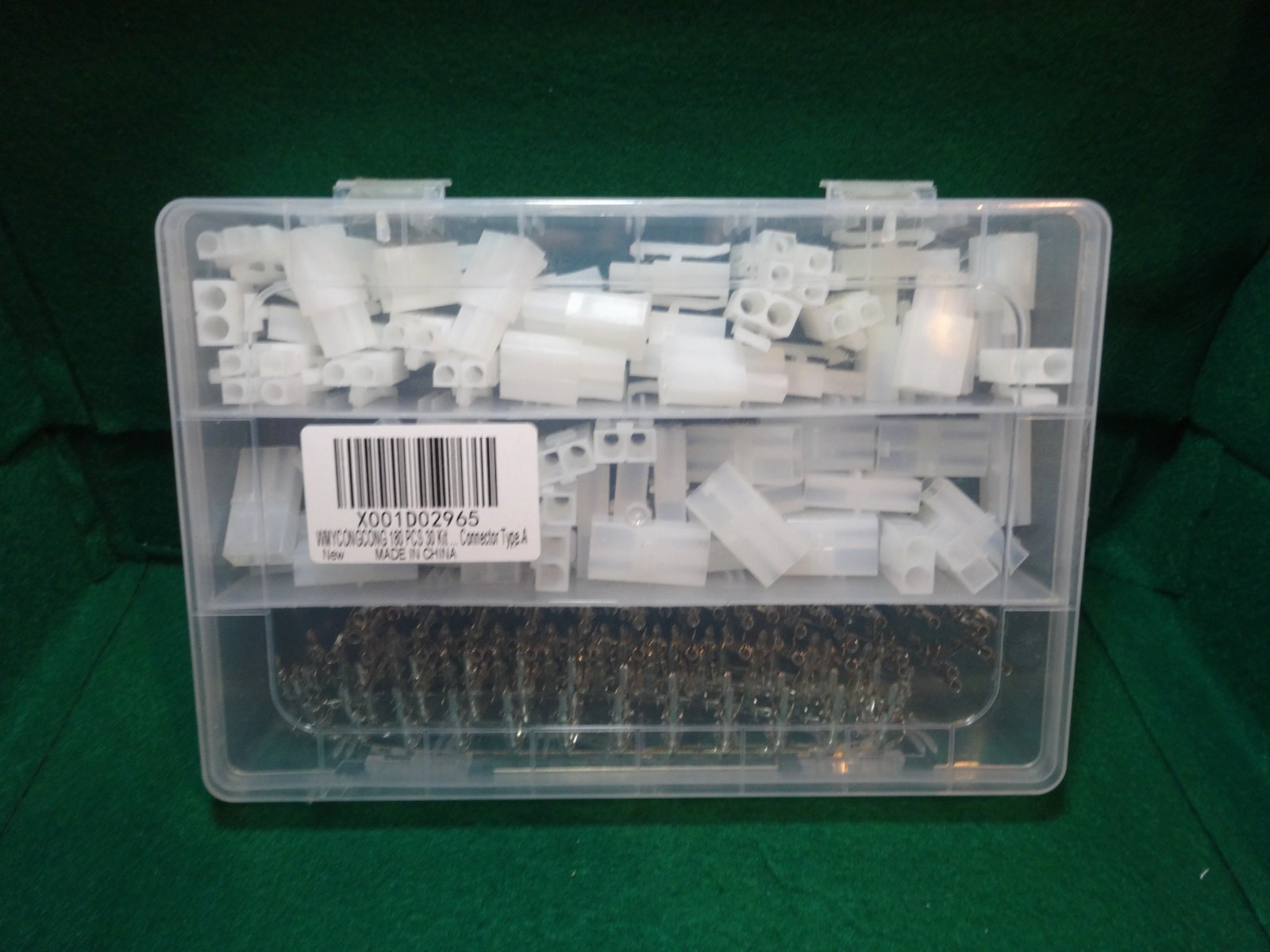 180PCS Male and Female Molex type Plug Housing Crimp Terminal Connector Kit