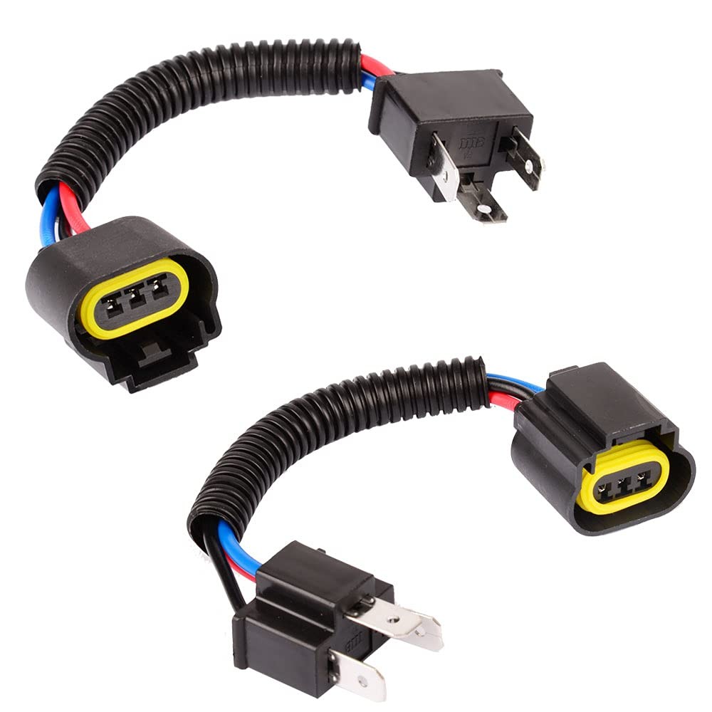 9003 H4 Male to H13 9008 Female Socket Connector Adapter Pigtail Wiring