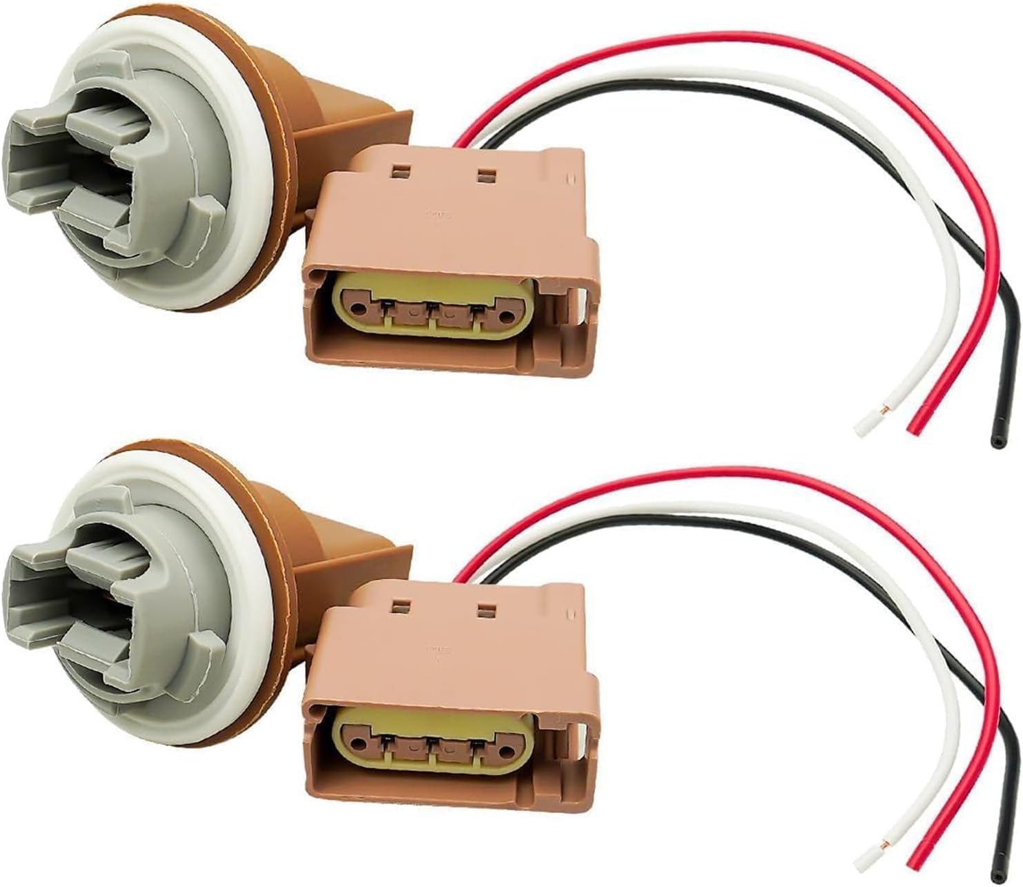 2 Pcs Turn Signal Socket and Pigtail Connector Compatible with Ford Lincoln