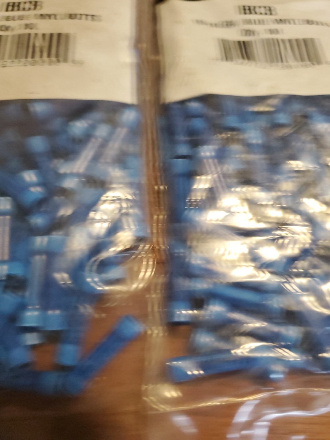 16-14 Gauge Blue Butt Connectors 300 Count Mize products IBCB