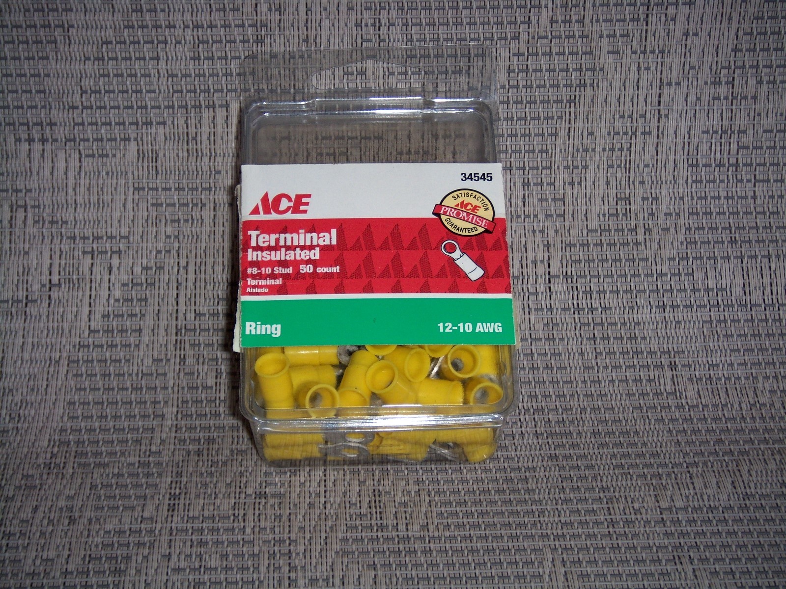 Ace Hardware 34545 Terminal Insulated Ring #8-10 Stud 12-10 AWG 50ct