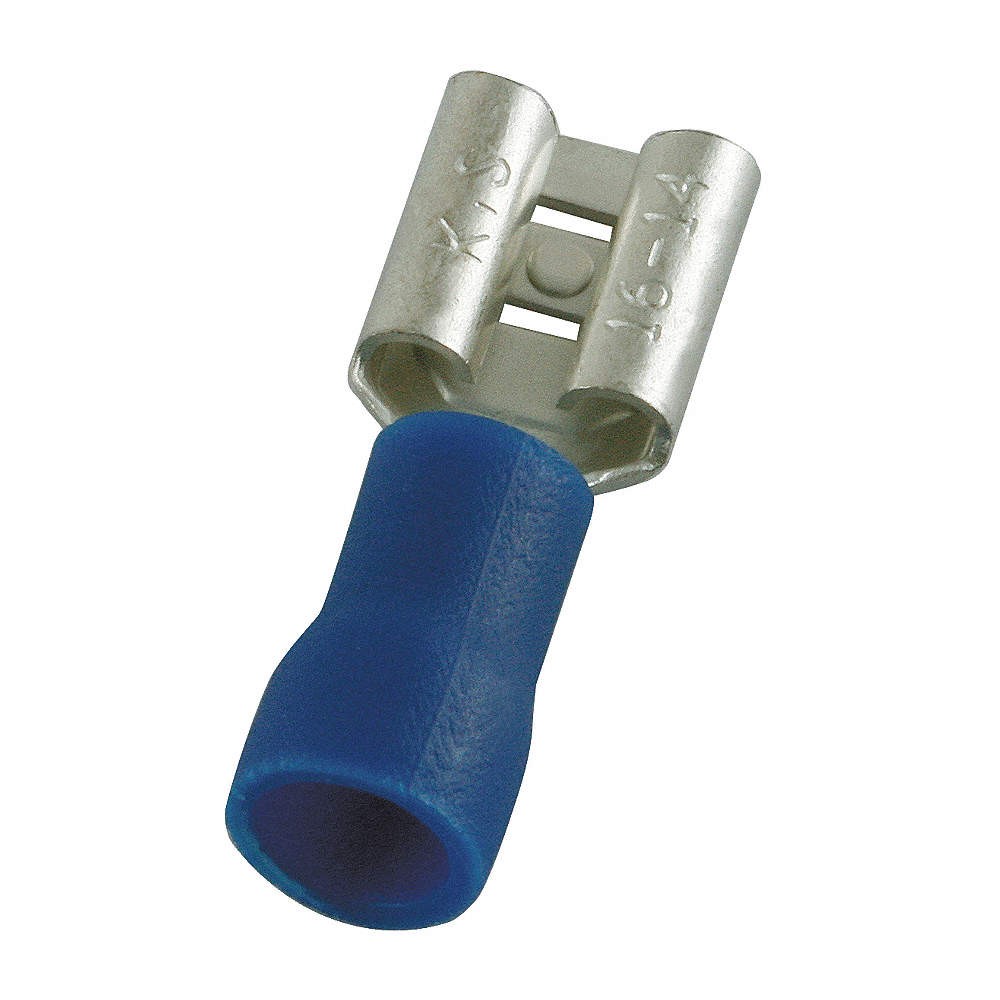 POWER FIRST 4FRJ2 Fem Disc,Tin,Brass,Vinyl,PK100 4FRJ2