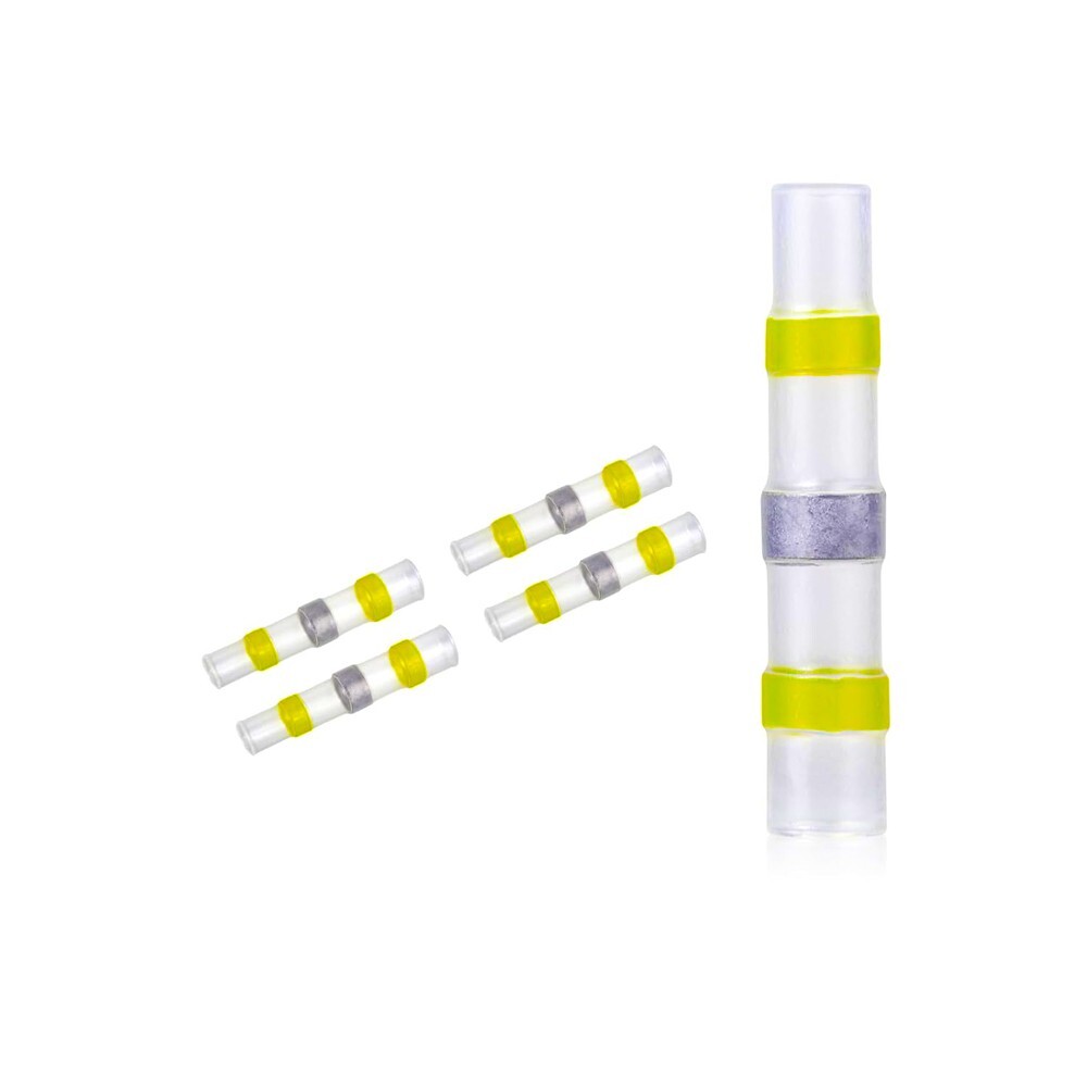 Set of 850 Solder Sleeve Seal Heat Shrink Butt Wire Connectors Terminals