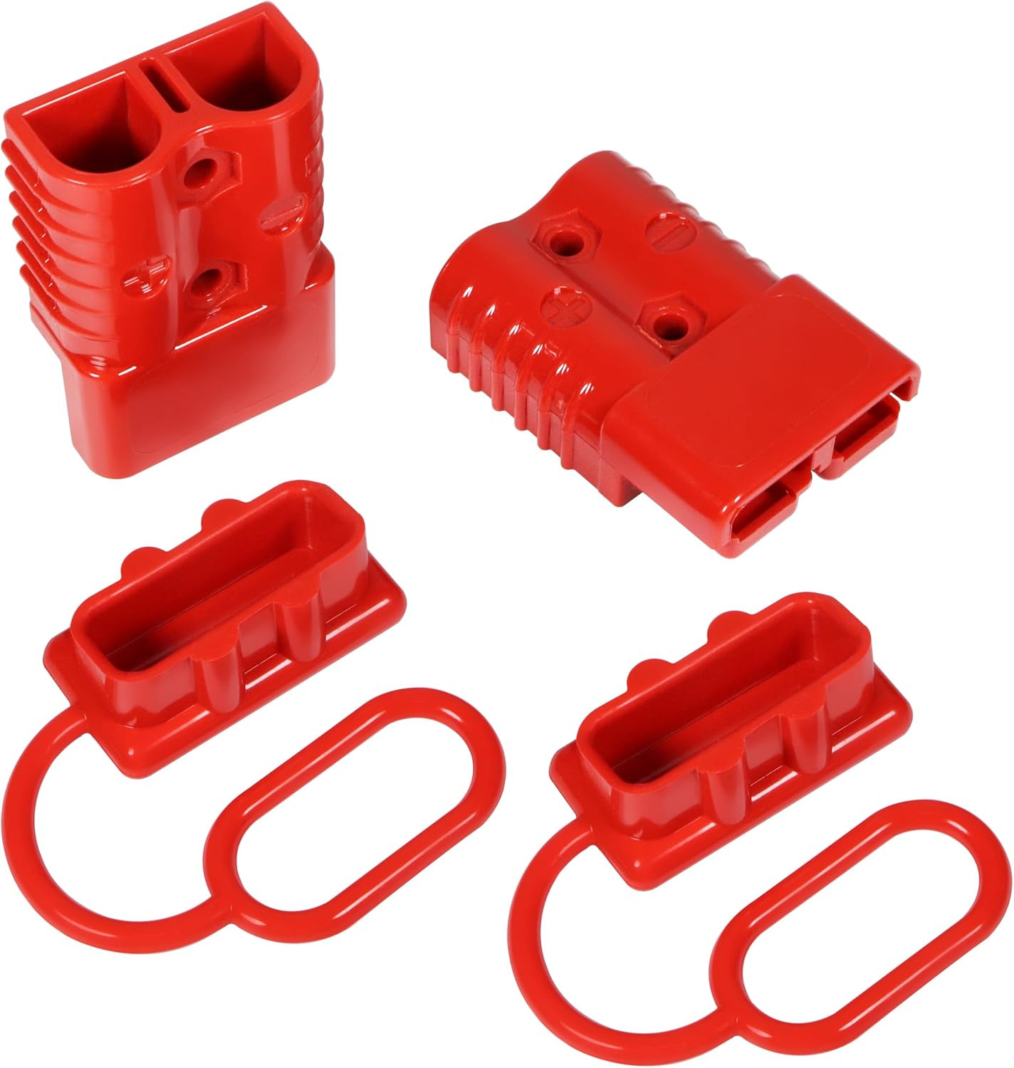 175A 600V Battery Quick Connect Disconnect Connectors 1/0 AWG Wire Harness