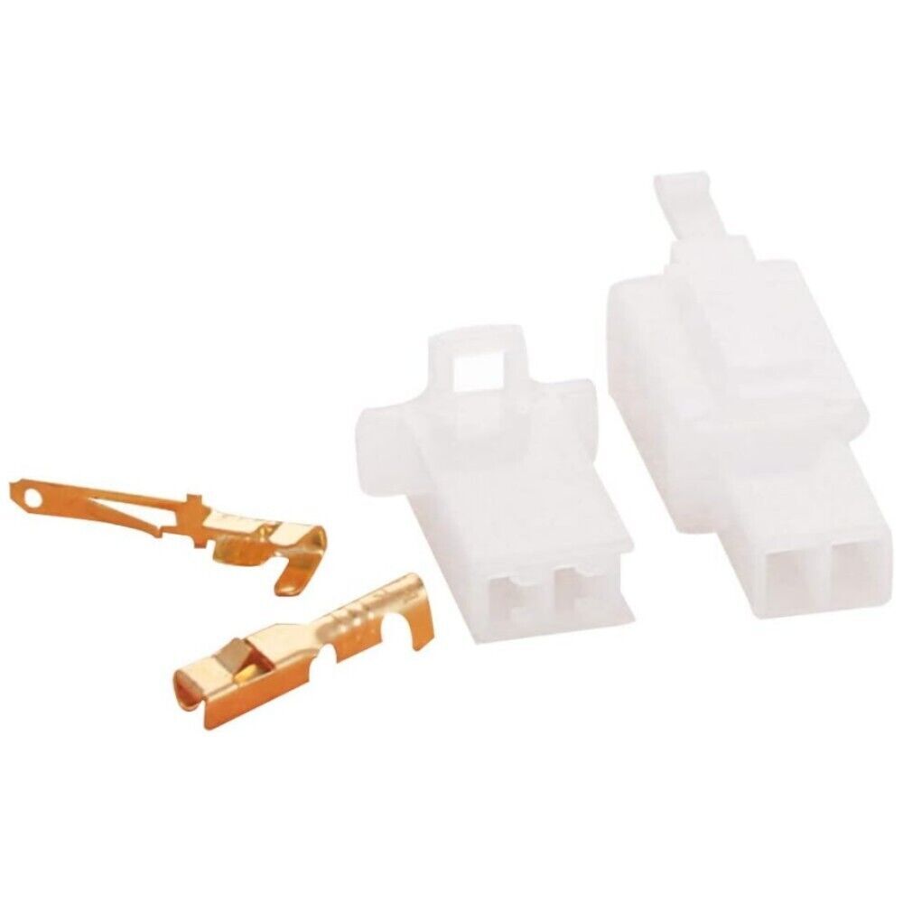 5 Sets Male Female Plug 2-Pin Housing 2.8mm Spade Terminals Wire Connectors
