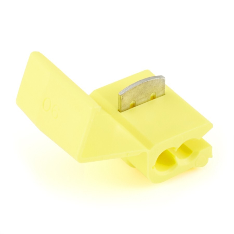 Yellow Instant Tap Quick Splice Connector 12-10 Gauge Wire Terminal – 100 Pack