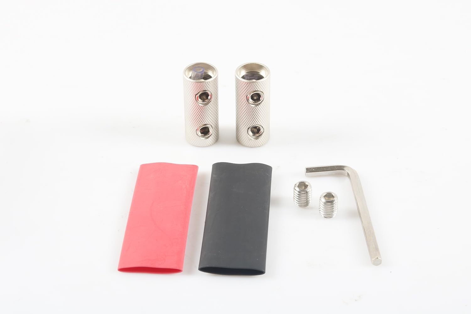 0 Gauge Nickel-Plated Butt Splice Connectors – Secure & Weather-Resistant, 2PCS