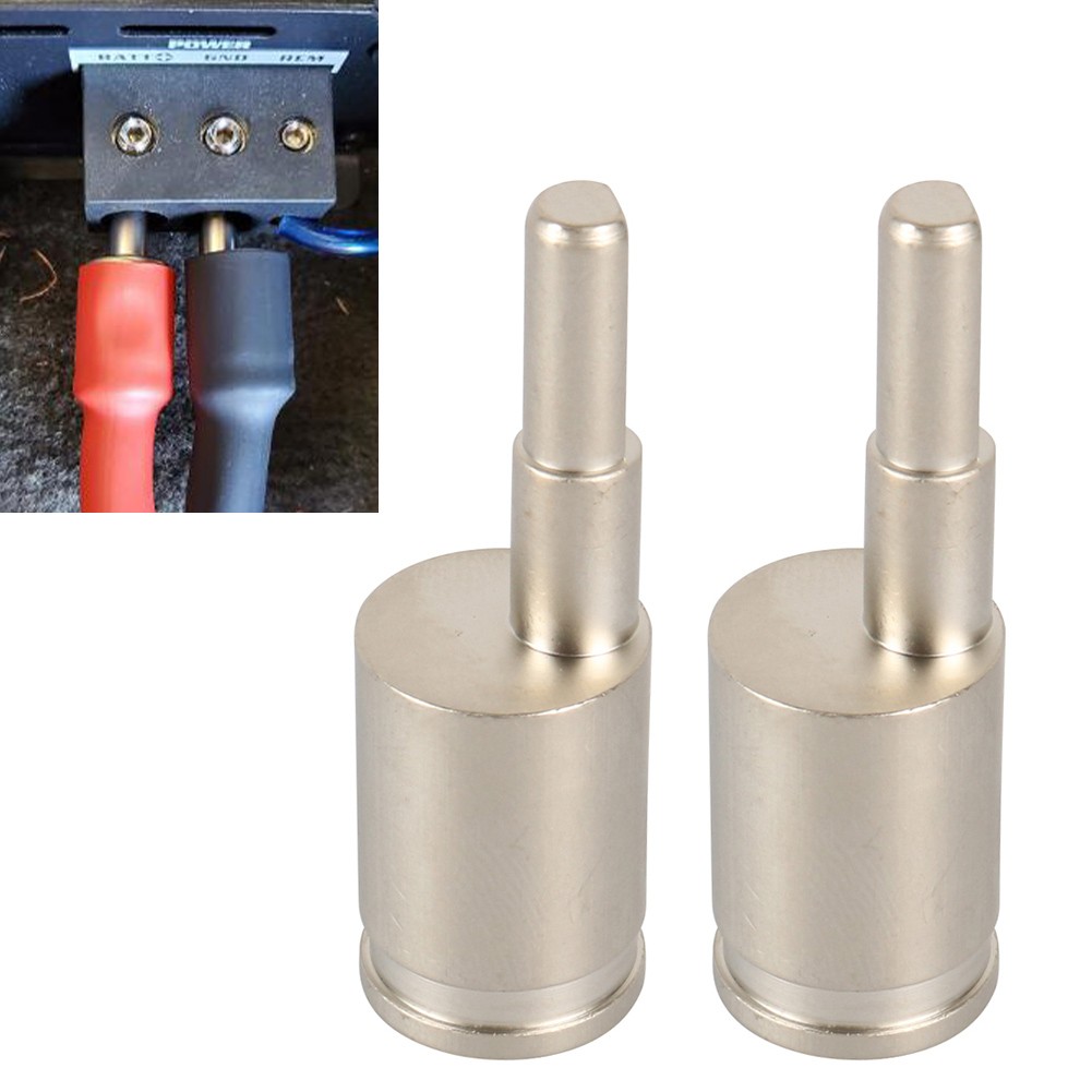 2x 4 Gauge To 8 Gauge Car Audio Amp Input Reducer Adapter Terminal Block For Car