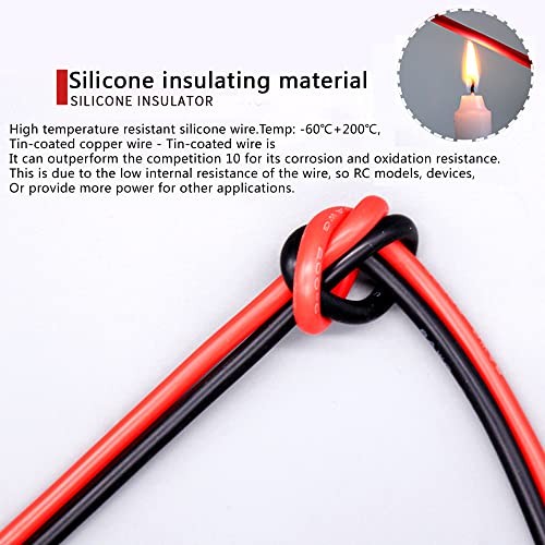 16AWG 5 Colors Silicone Electrical Wire Kit Hook Up Cable for 16AWG-5 Cores