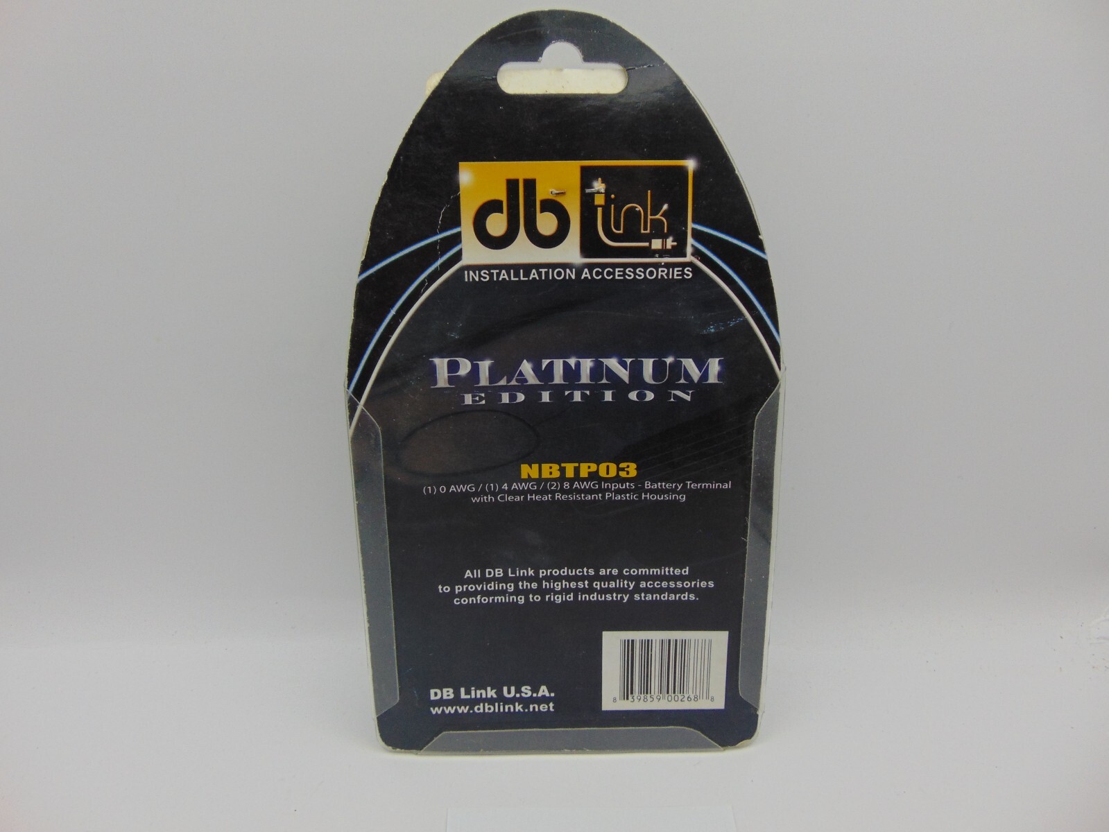 New DB Link Car Audio Platinum NBTP03 Battery Terminal 0 Ga. 4 Ga 8 Ga
