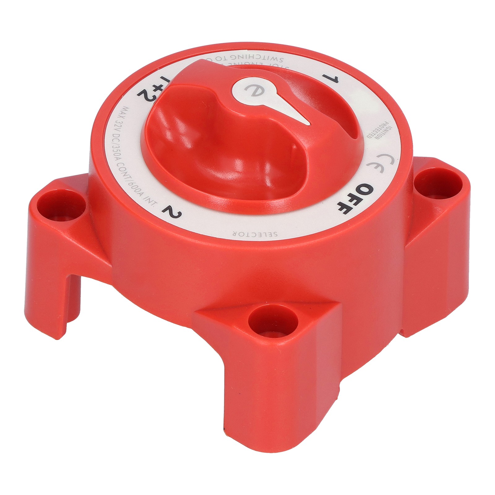Battery Switch 4 Position 3/8in-16 Terminal IP66 Waterproof For Motorhomes 32V