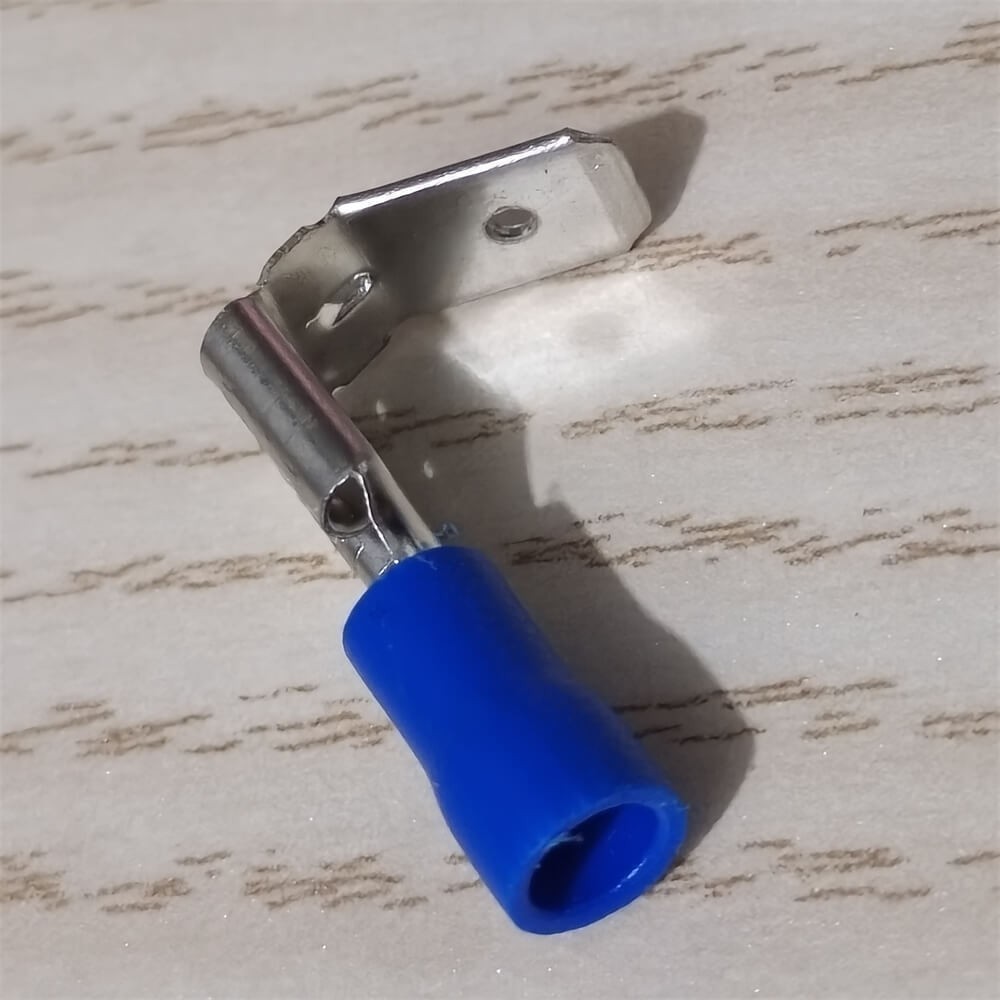 50pcs Vinyl Insulated Piggyback 6.3mm Spade Terminals 16-14AWG Wire Connector US