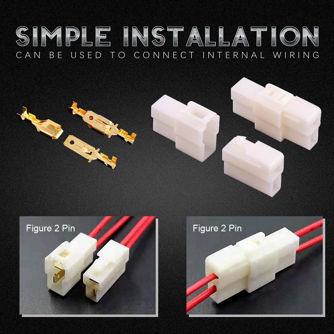 6.3MM Electrical Automotive Wire Connectors Male Female Socket Plug Terminal for