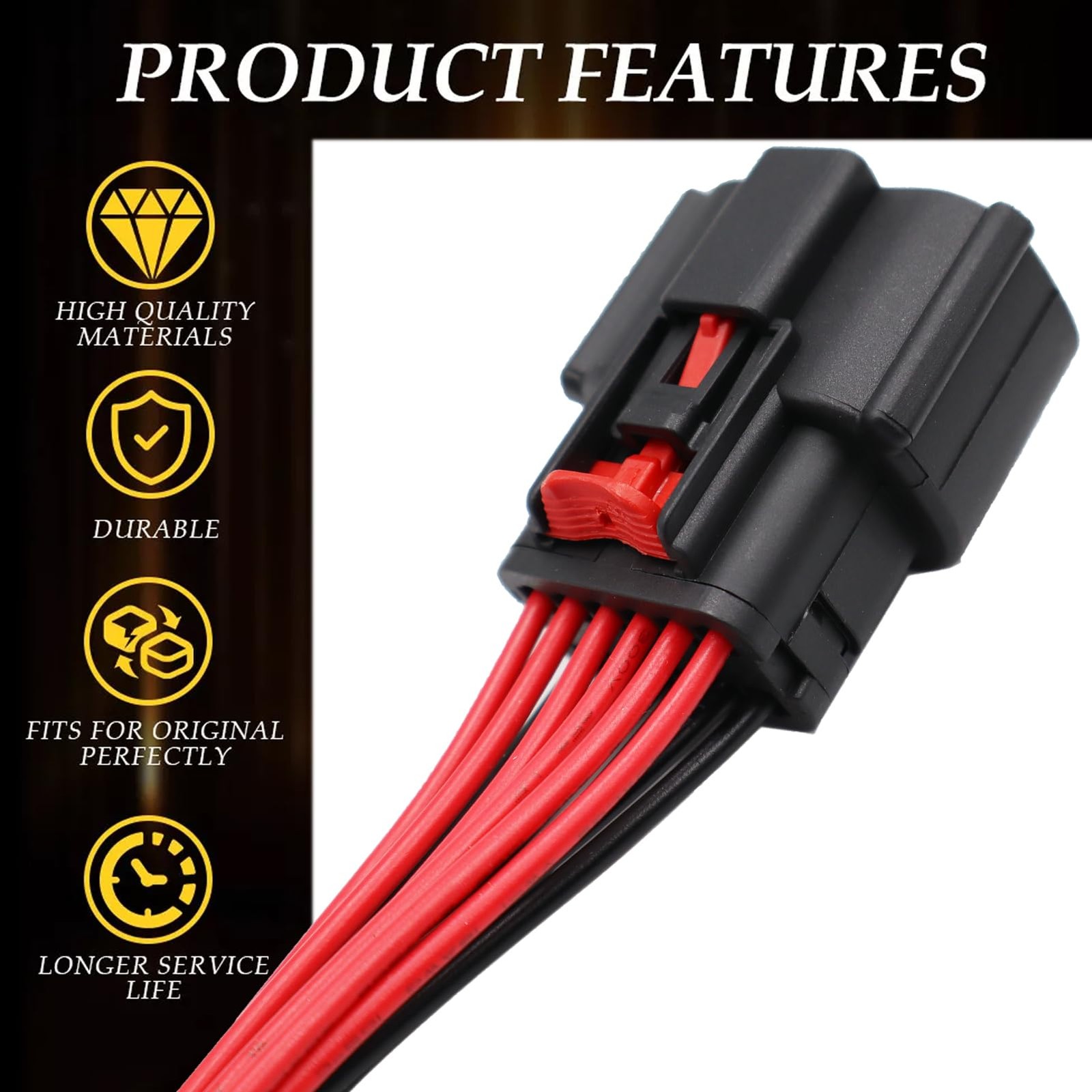 LIZAPUS 12-Pin LED Headlights connector Compatible with GMC Sierra 1500 2022-…