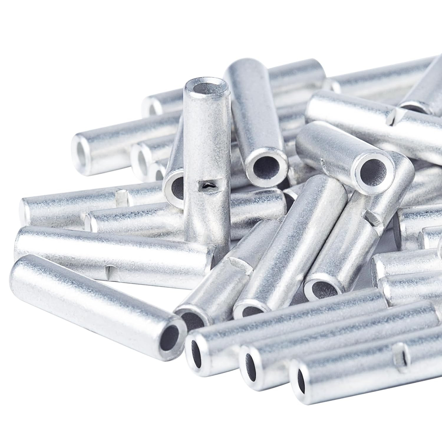 22,20,18,16 Awg/Gauge Non/Un Insulated Butt Connector Bare Crimp Splice |