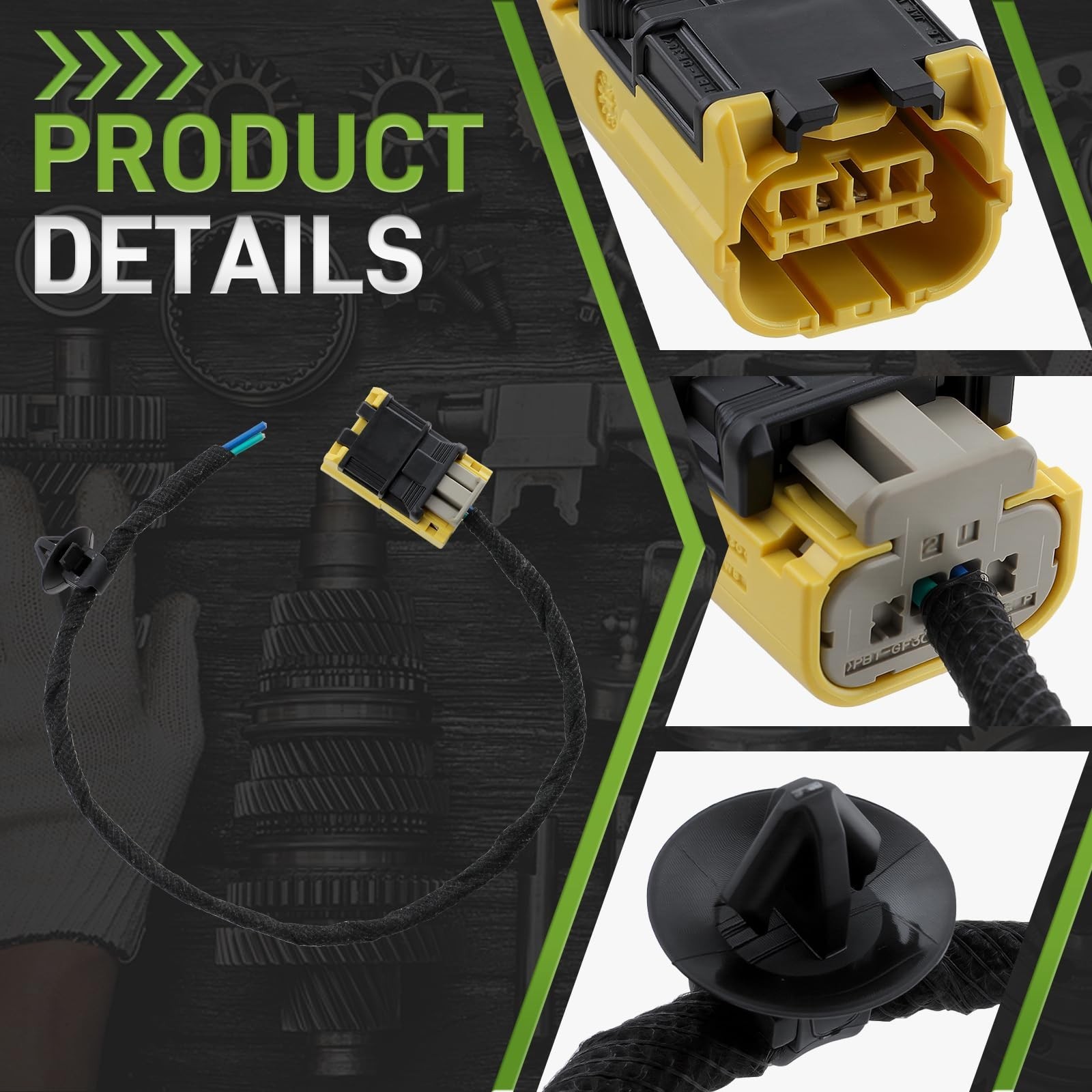 Front Impact Sensor Pigtail Connector Harness Accord 2008-2020 MDX Plug, New USA