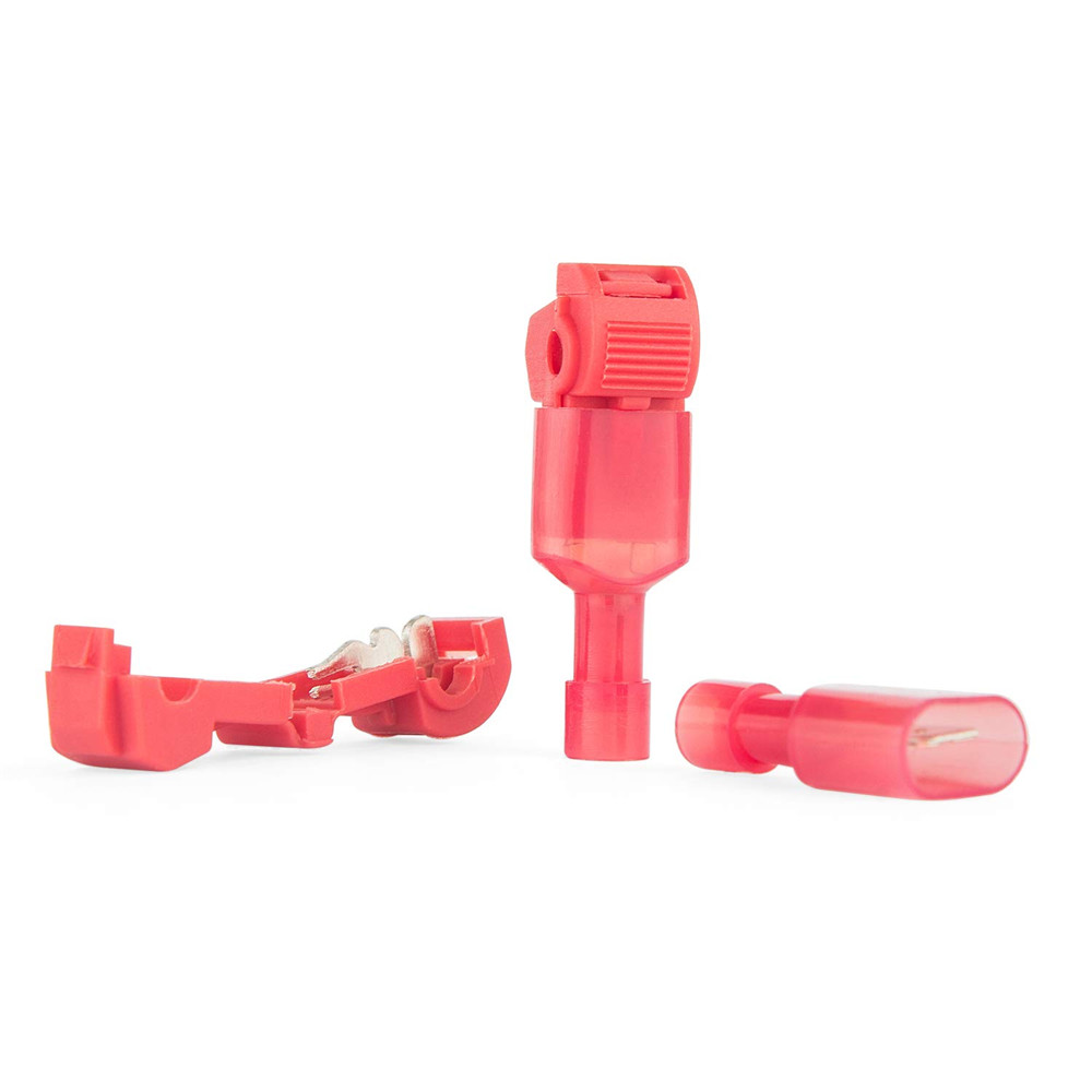 50 pairs Red T-Taps& Male Insulated Quick Splice Lock Wire Terminals Connectors