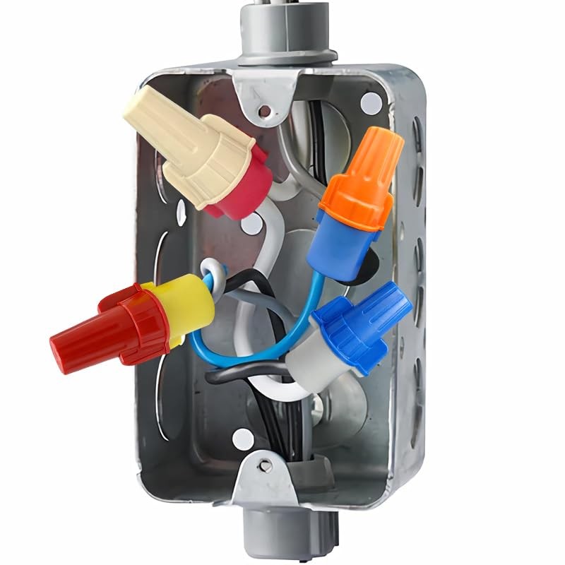 Winged Wire Connectors, Easy Twist-on Screw on Ribbed Cap for dicio_RDYW_500