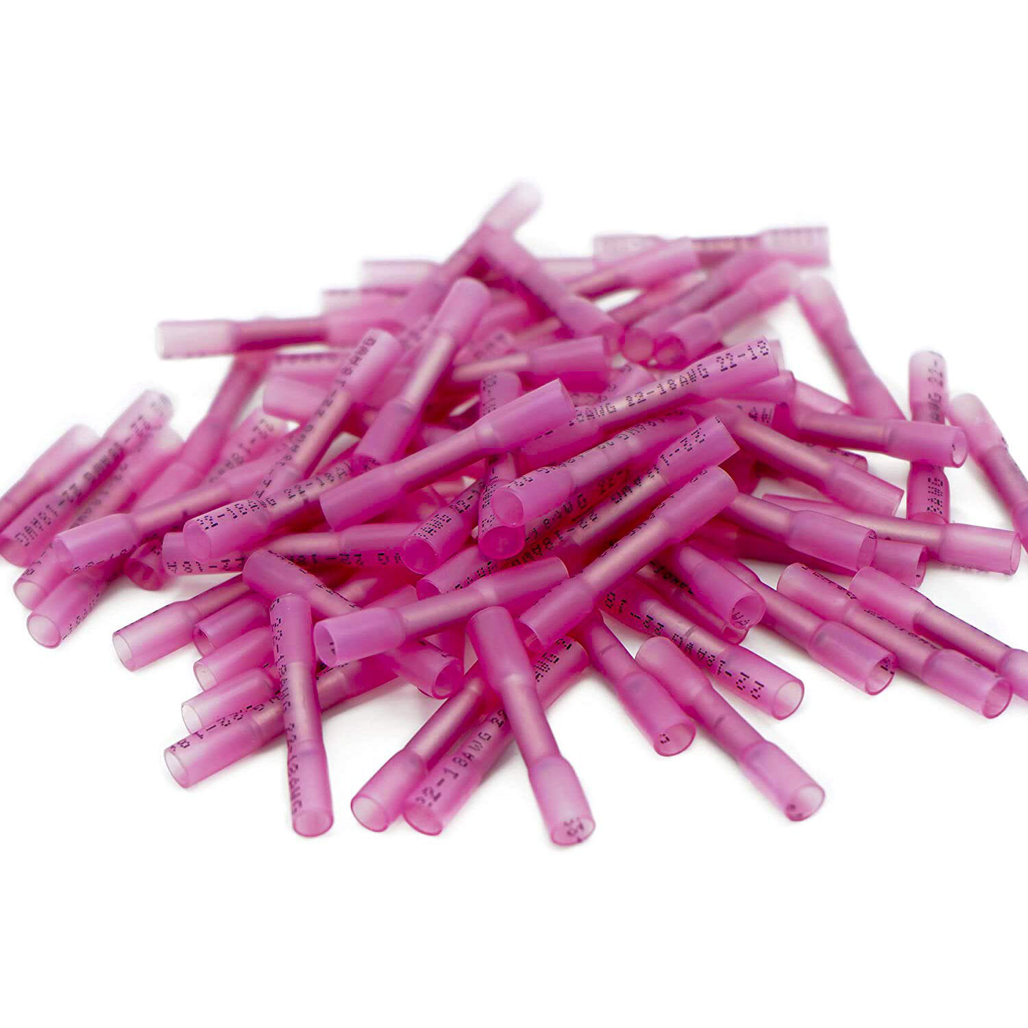 200pcs Heat Shrink Butt Wire Splice Connectors Seal Crimp Terminals Waterproof