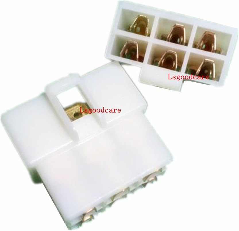 20Sets 6.3MM 6 Pin Way Electrical Automotive Wire Connector Kits Male Female Soc