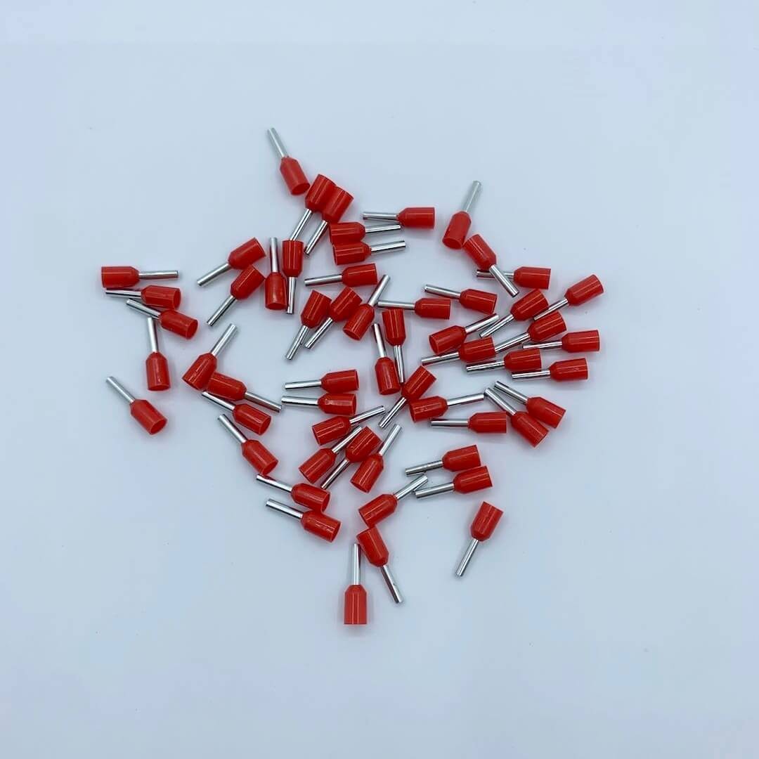 100pcs 16AWG Wire Ferrule Insulated Copper Crimp Connector Pin Cord End Terminal