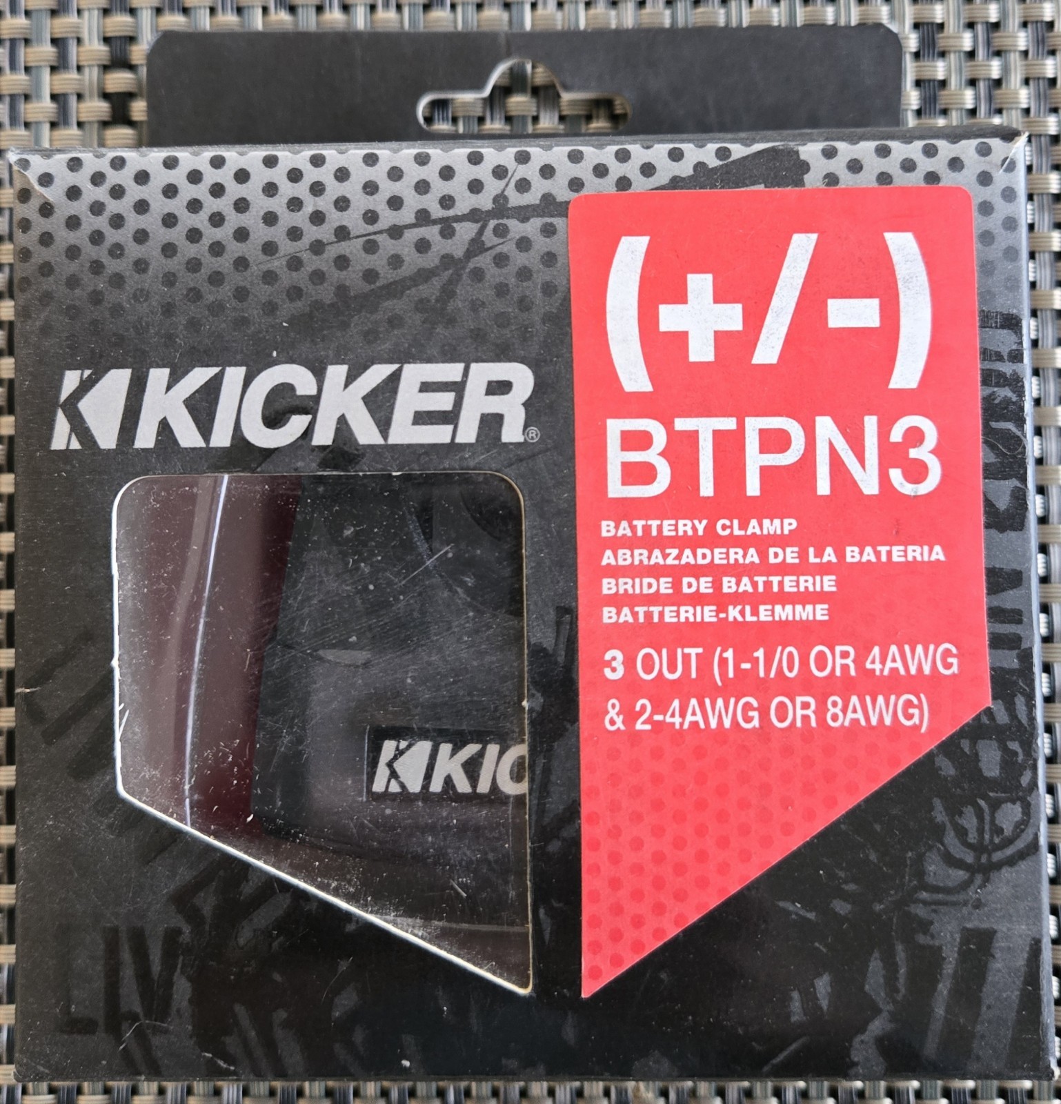 Kicker BTPN3 Battery Terminal Clamp Power Distribution Block – New In Box