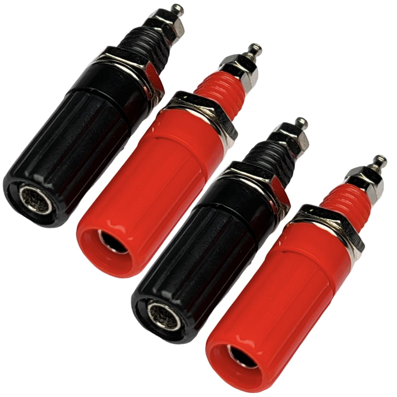 CESS Amplifier Terminal Connector Binding Post Banana Plug 1.8 inches, Red