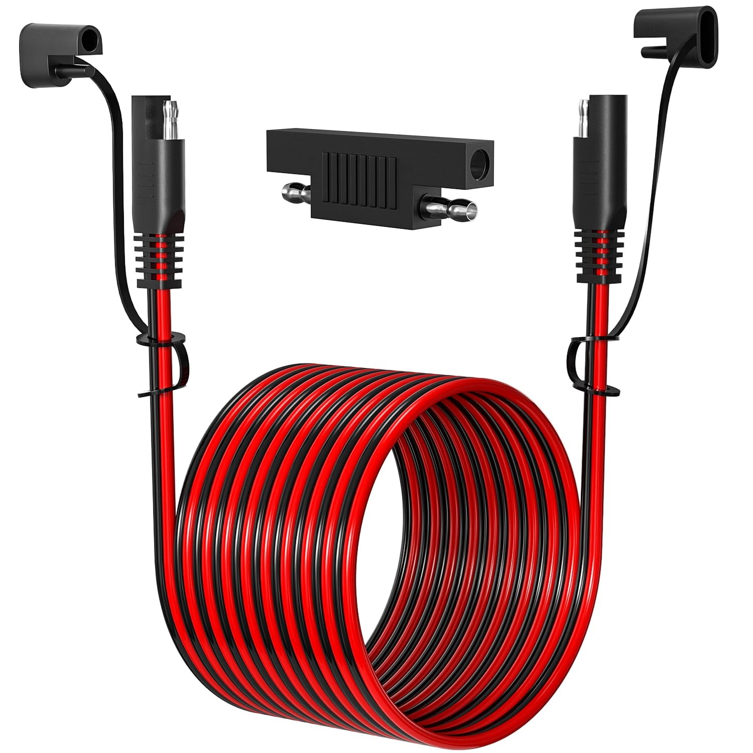 12FT 16AWG SAE Extension Cable, SAE Connector Cable Quick Disconnect Connector 1