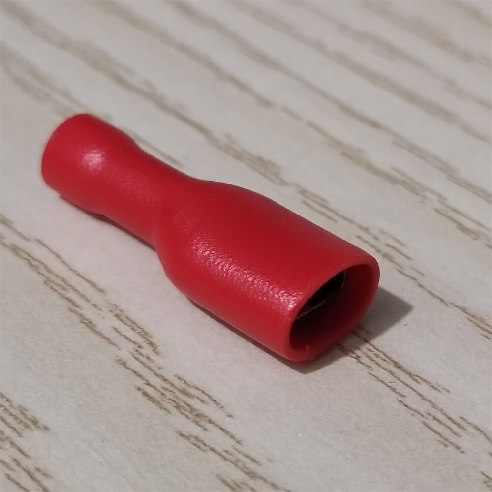 150pcs 0.25″ Female Quick Disconnect Spade Terminals Fully Insulated Connectors