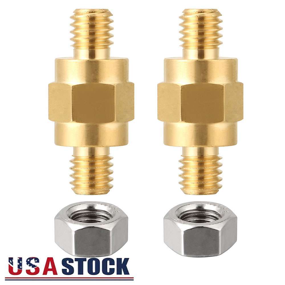 3/8″-16 Brass Side Post Battery Terminal Bolt Standard Extender Stud for GM Post