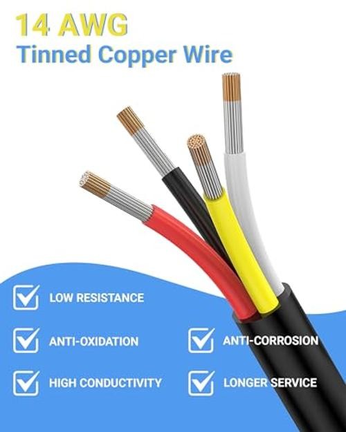 14 AWG Waterproof Connector, 2 Wire Automotive Waterproof Electrical 2 Pin 3
