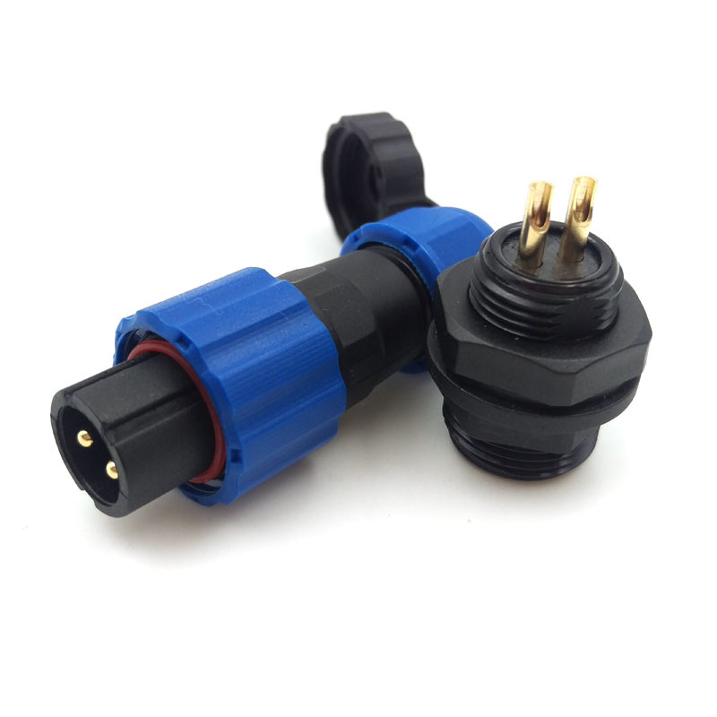 SD13 10A 2Pin Waterproof Aviation Connector,Panel Mount Connector Plug Socket