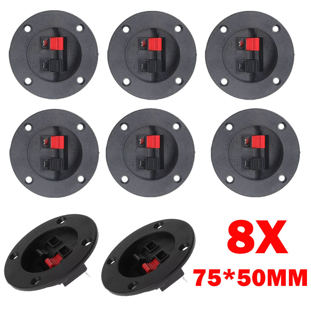 8X Screw In Terminal Cup For Car Audio Stereo Speaker Box Cabinet Enclosure NEW