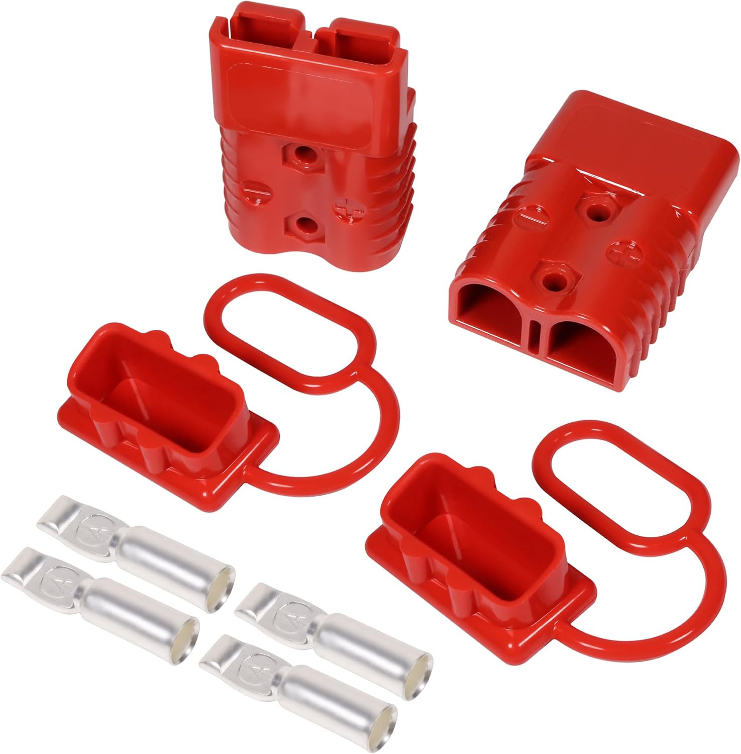 175A 600V Battery Quick Connect Disconnect Connectors 1/0 AWG Wire Harness